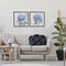 Stupell Industries Blue Hydrangea Garden Blooms 2pc Framed Giclee Set By Paul Brent